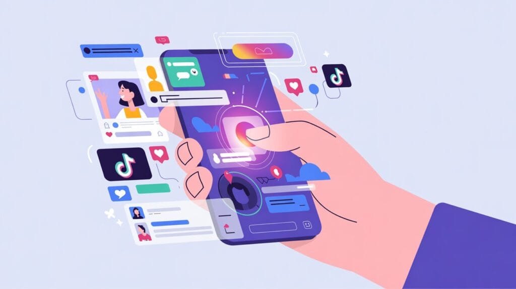 social media scrolling social media scrolling