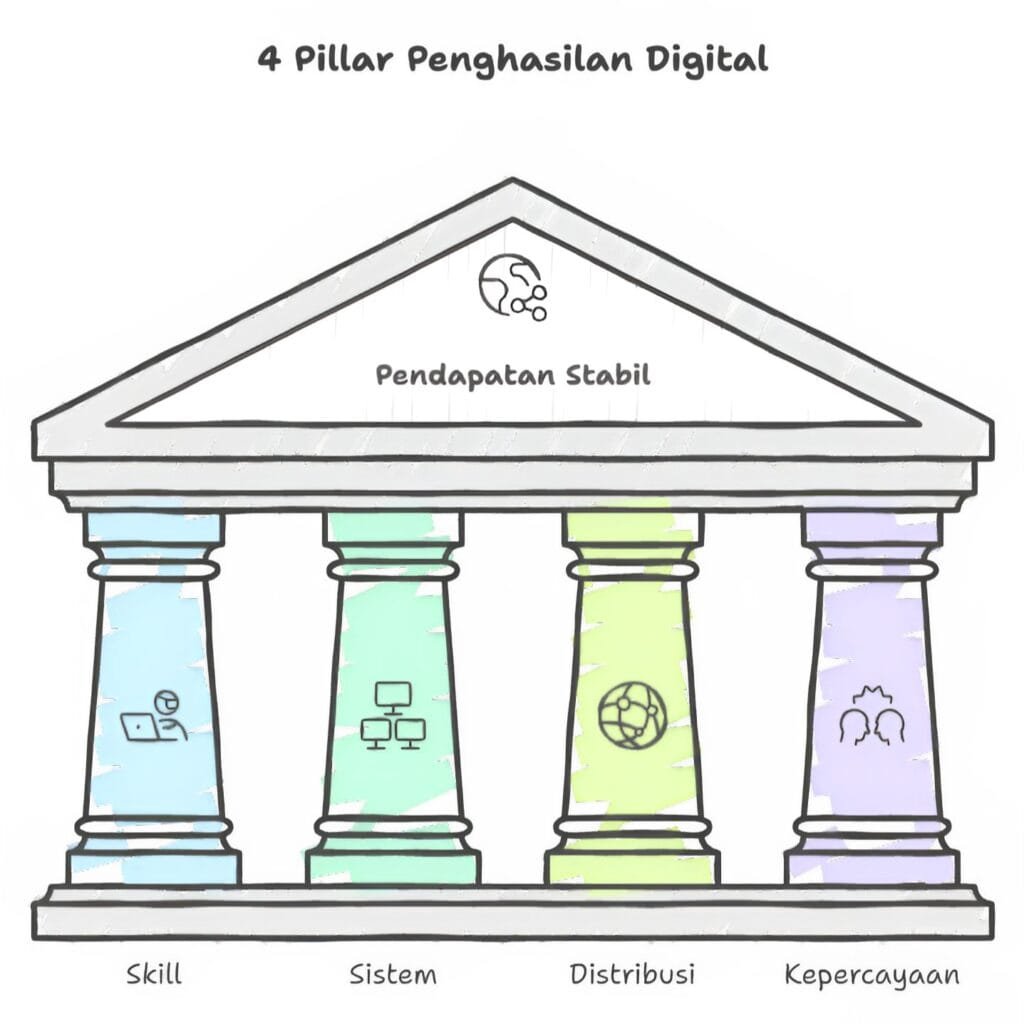 4 pillar penghasilan digital